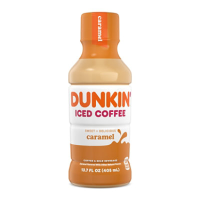 Dunkin Iced Coffee Caramel - 13.7 Fl. Oz.