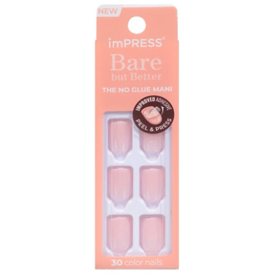 KISS Impress Color Bare But Better Pressed On Nails - Each