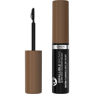 L'Oreal Paris Infallible Volumizing 24H Wear Brow Mascara Light Brunette - 0.13 Fl. Oz.