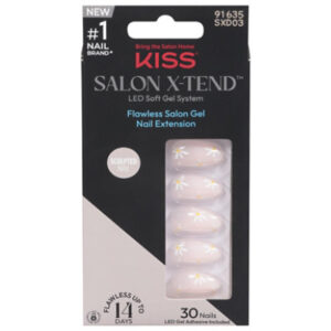 Kiss P Nails Salon X-tend Red Flag - 34 Count