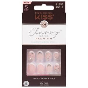 Kiss Classy Premium Prevailing Pressed On Nails - Each