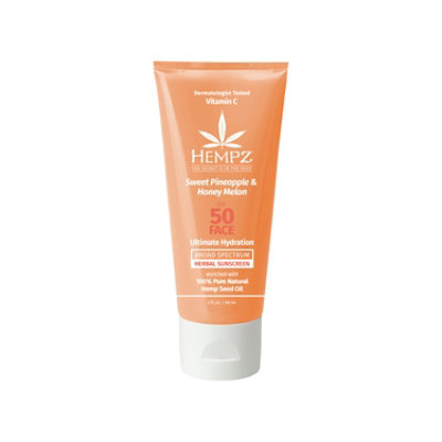 Sweet Pineapple And Honey Melon Herbal Facial Sunscreen 3 Oz Spf 50 - Each
