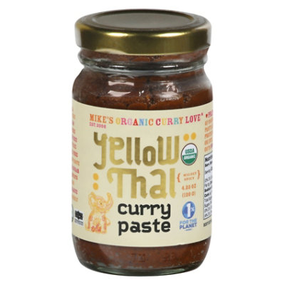 Mike's Organic Curry Love Curry Paste Thai Yellow - 4.23 Oz
