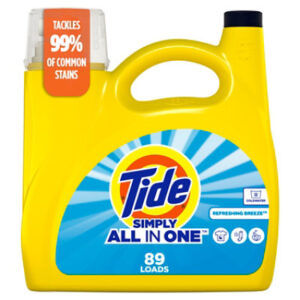 Tide Simply All In One Liquid Detergent, Refreshing Breeze - 117 Fl. Oz.