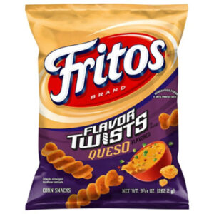 Frito Lay Fritos Flavor Twists Queso Corn Snacks - 9.25 Oz