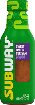 Subway Sweet Onion Teriyaki Sauce Bottle - 16 Fl. Oz.