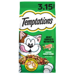 Temptations Dry Cat Seafood Medley - 3.15 Lb