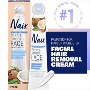 Nair Prep And Smooth Face Sensitive Hair Remover - 1.76 Oz
