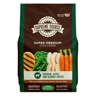 Supreme Source Super Premium Dog Food Chicken Apple & Carrot - 11 Lb.