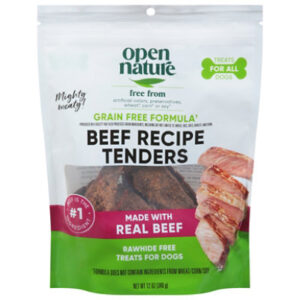Open Nature Beef Tenders Dog Treats - 12 Oz