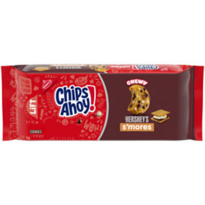 CHIPS AHOY! Chewy Hershey's S'mores Milk Chocolate Chip Cookies Limited Edition packs - 9.6 Oz