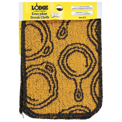 Lodge 2 Pack Everyday Scrub Cloth - Each