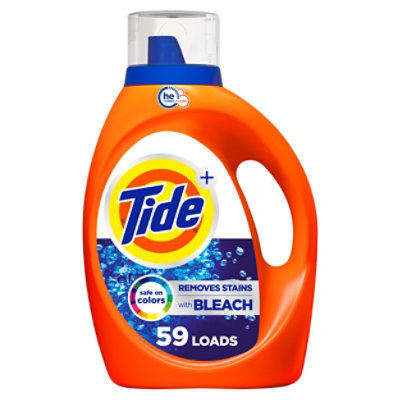 Tide He Plus Bleach Alternative Liquid Detergent Original - 84 Fl. Oz.