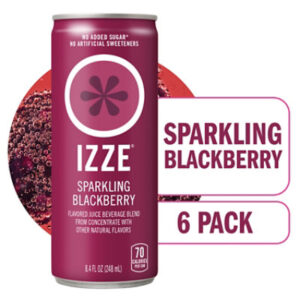 Izze Sparkling Juice Blackberry 6 Pack - 8.4 Fl. Oz.