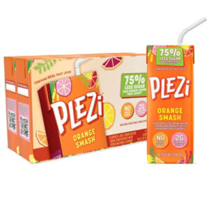 Plezi Kids Hydration Orange Smash Flavored Drink - 8 - 6.75 Oz