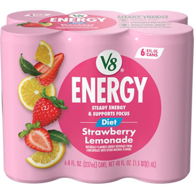 V8 ?? Diet Strawberry Lemonade Juice Energy Drink - 6-8 Fl. Oz.
