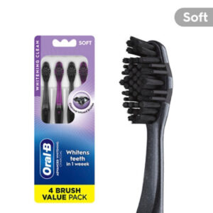 Oral-b Charcoal Soft Toothbrush - 4 Count