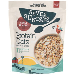 Seven Sundays Protein Oatmeal Maple Almond - 16 Oz