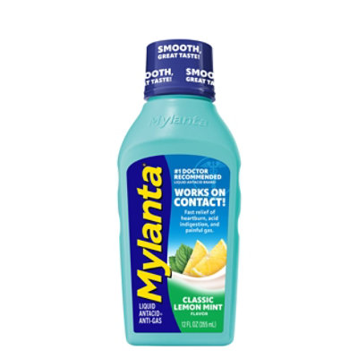 Mylanta Liquid Antacid & Antigas Classic Flavor - 12 Fl. oz.