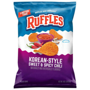 Ruffles Korean Style Spicy And Sweet Chili - 8 Oz