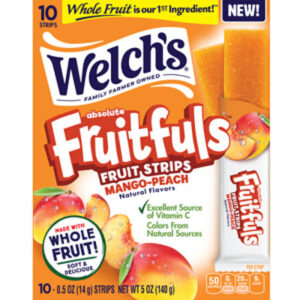 Welchs Fruitfuls Strips Mango-peach - 5 OZ