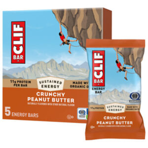 CLIF BAR Crunchy Peanut Butter Energy Bars - 5-2.4 Oz