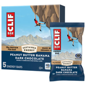CLIF BAR Peanut Butter Banana with Dark Chocolate Flavor Energy Bars - 5-2.4 Oz