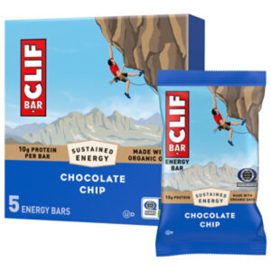 CLIF BAR Chocolate Chip Energy Bars - 5-2.4 Oz
