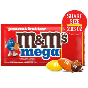 M&ms Mega Pb Share Size 2.83oz - EA
