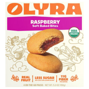 Olyra Fruit Biscuit Raspberry Organic - 5.28 Oz