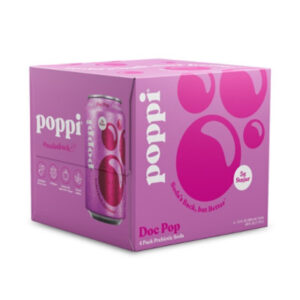 Poppi Prebiotic Doc Pop - 4 - 12 Fl. Oz.