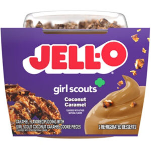 Jell-O Coconut Caramel Flavored with Other Natural Flavor Ready-to-Eat Refrigerated Dessert - 2 Count