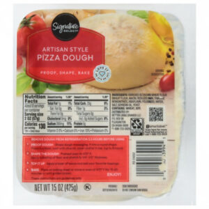 Signature SELECT 15 Ounce Artisan Style Pizza Dough  - 15 Oz