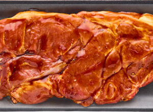 Pork Shoulder Steak Bone In Bbq Pepper Seasoning - LB