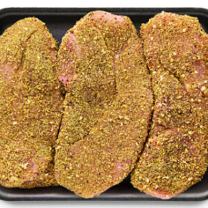 Pork Sirloin Chops Boneless Lemon Pepper Seasoning - LB