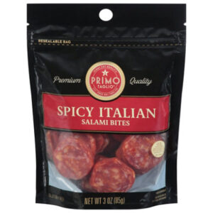 Primo Taglio Salame Bites Spicy Italian - 3 Oz