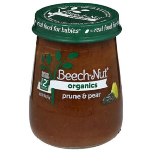 Beech Nut Organics Stage 2 Organic Baby Food Prunes And PearsJar - 4 Oz