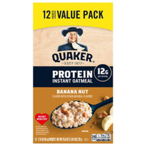 Quaker Instant OatmEachl Protein Banana Nut - 25.8 Oz