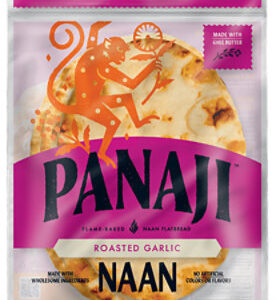 Panaji Roasted Garlic Naan 4 Pack - 14.1 Oz