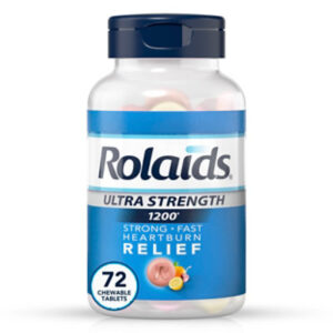 Rolaids Ultra Strength Ultra Strength Multi-symptom Stomach Chewable Tablet Assorted Fruit - 72 Count