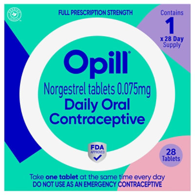 Opill 1 Month Pack - 28 Count