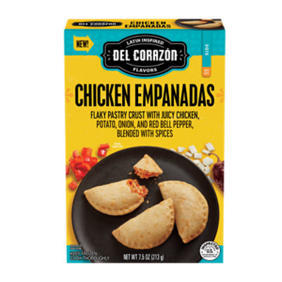 Del Corazon Chicken Empanadas - 7.5 Oz