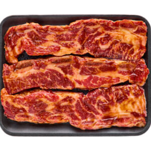 Usda Choice Beef Flanken Rib Bi Kalbi Marinade Up To 10% Solution - LB