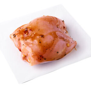 Chicken Thigh Bnls Buffalo Marindate Up To 10% Solution - LB