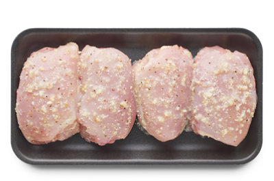 Chichen Thigh Boneless Garlic Parmesan Marindate Up To 10% Solution - LB