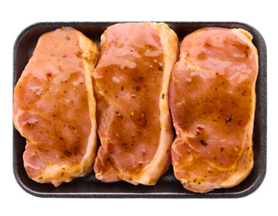 Pork Chop Boneless Kalbi Marindate Up To 10% Solution - LB