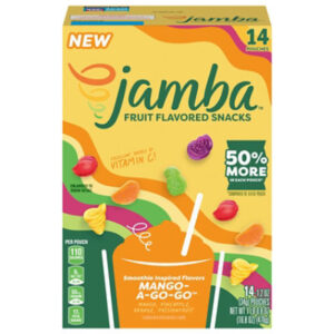 General Mills Jamba Smoothie Inspired Mango-a-go-go Fruit Flavored Snacks - 14 Count