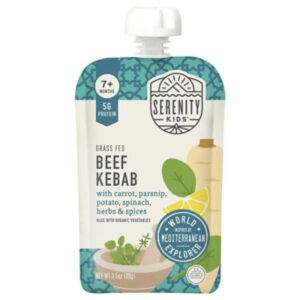 Serenity Kids  Beef Kebab W/veg - 3.5 Oz