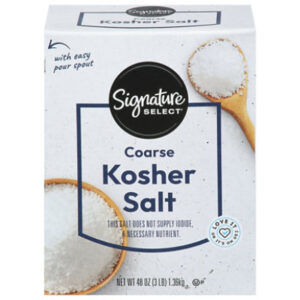 Signature Select Kosher Salt Coarse 3 Pound - 3 LB