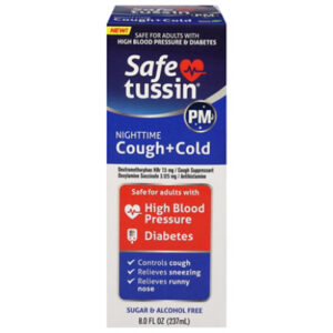 Safetussin Nighttime Cough Cold Relief 8oz - 8 FZ